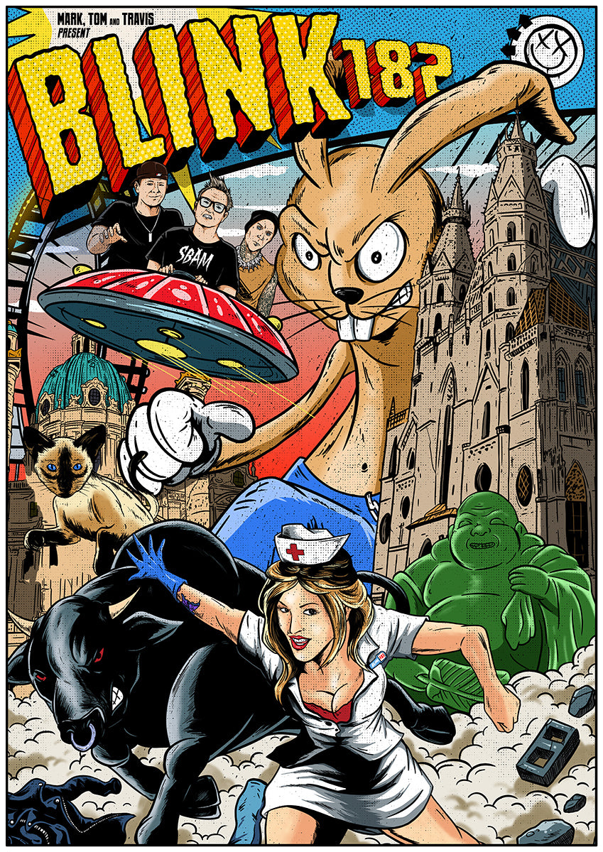 BLINK182 "Invasion" Poster