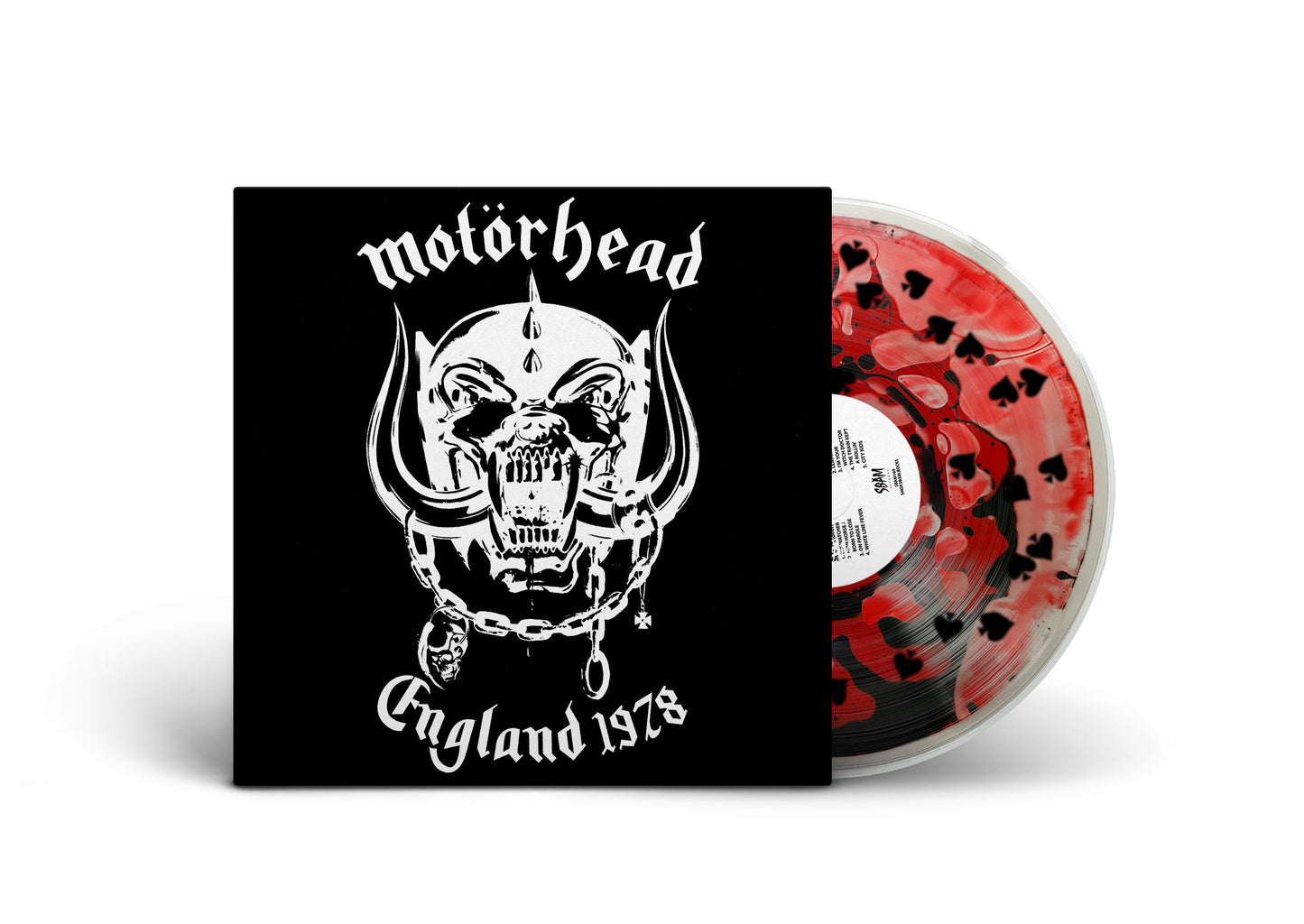 MOTÖRHEAD / England 1978 (Re-Mastered) (Refined & Filled) LIMITED (Blood & Spades Version)!