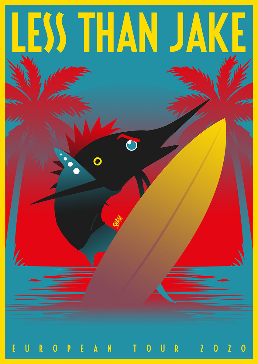 LESS THAN JAKE "Fish" Poster
