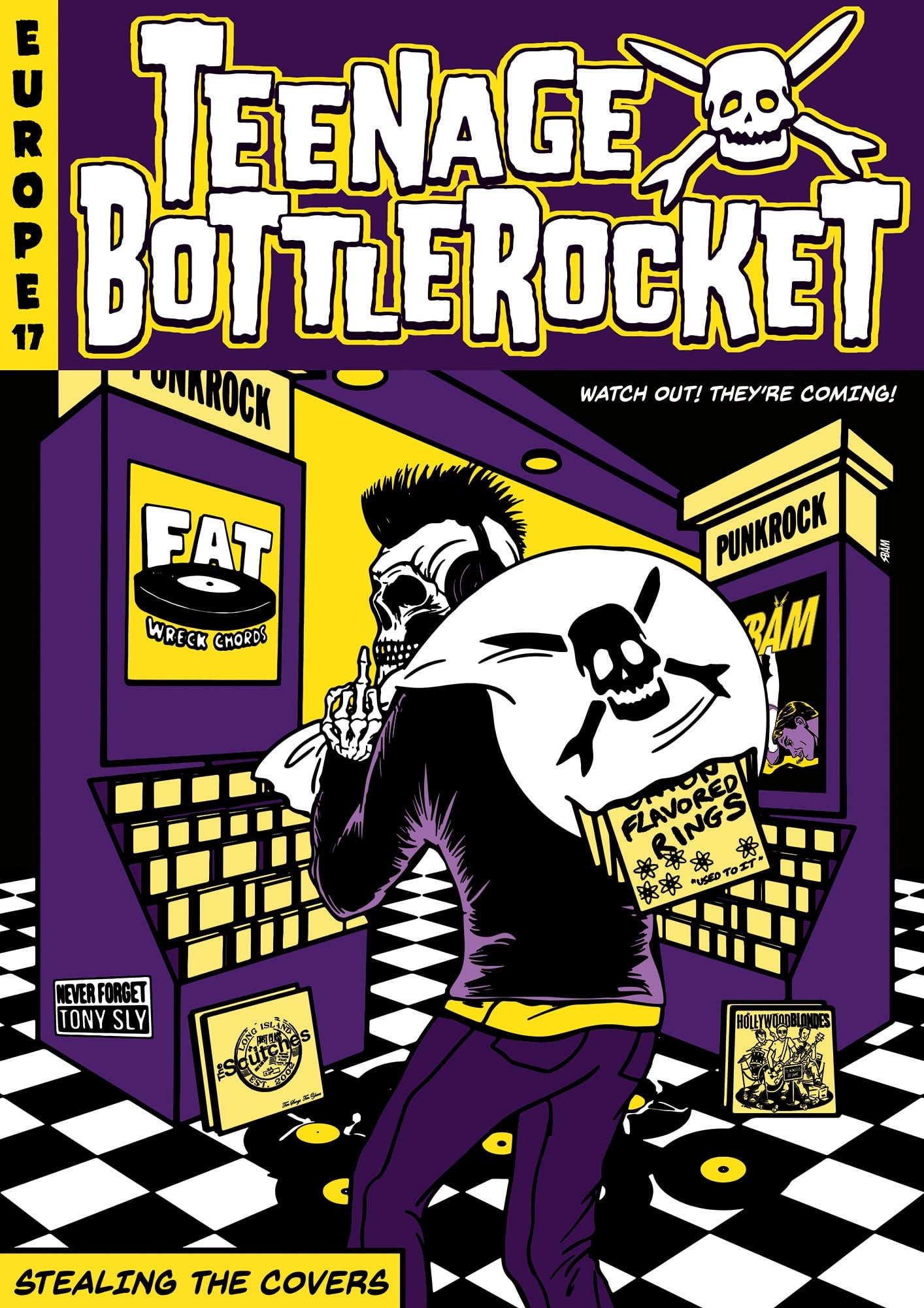 TEENAGE BOTTLEROCKET "Stealing The Covers" Poster