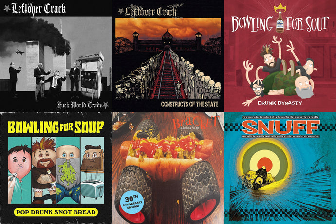 Pre-Orders for LEFTOVER CRACK, BOWLING FOR SOUP, BRACKET & SNUFF are live now!