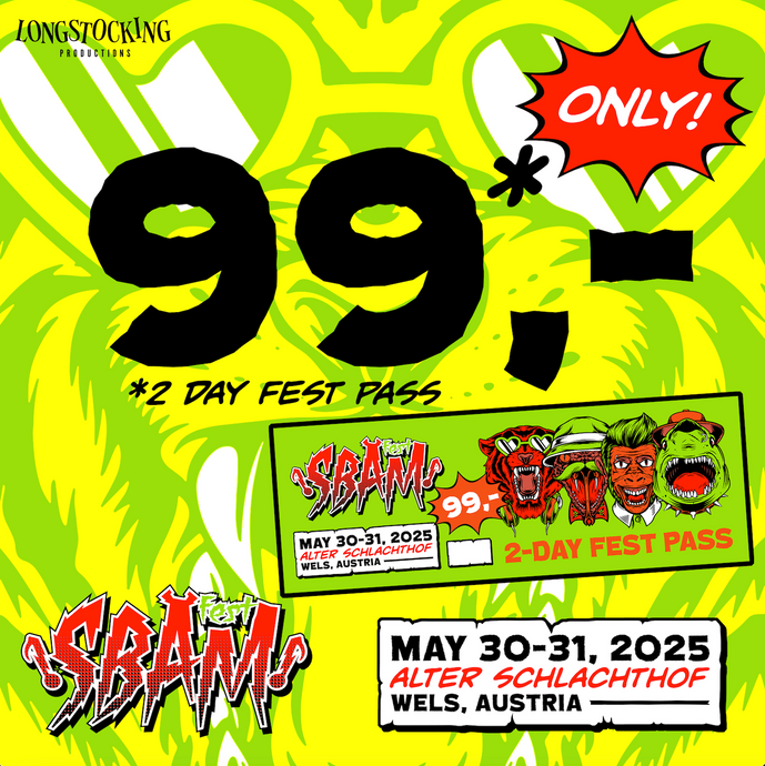 SBAM Fest 7! 2-Day Fest Passes for 99,- available now!