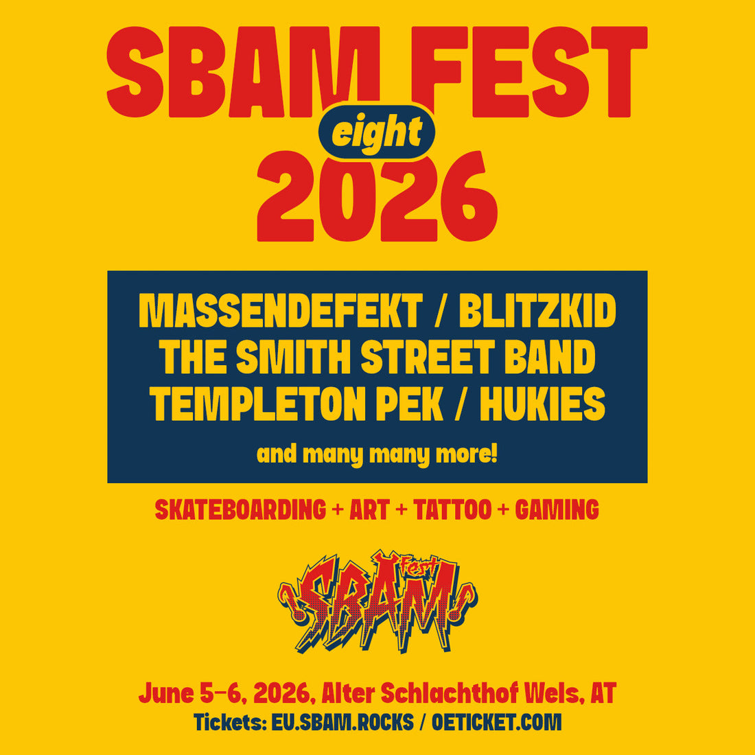 SBAM Fest 8 – First Bands!