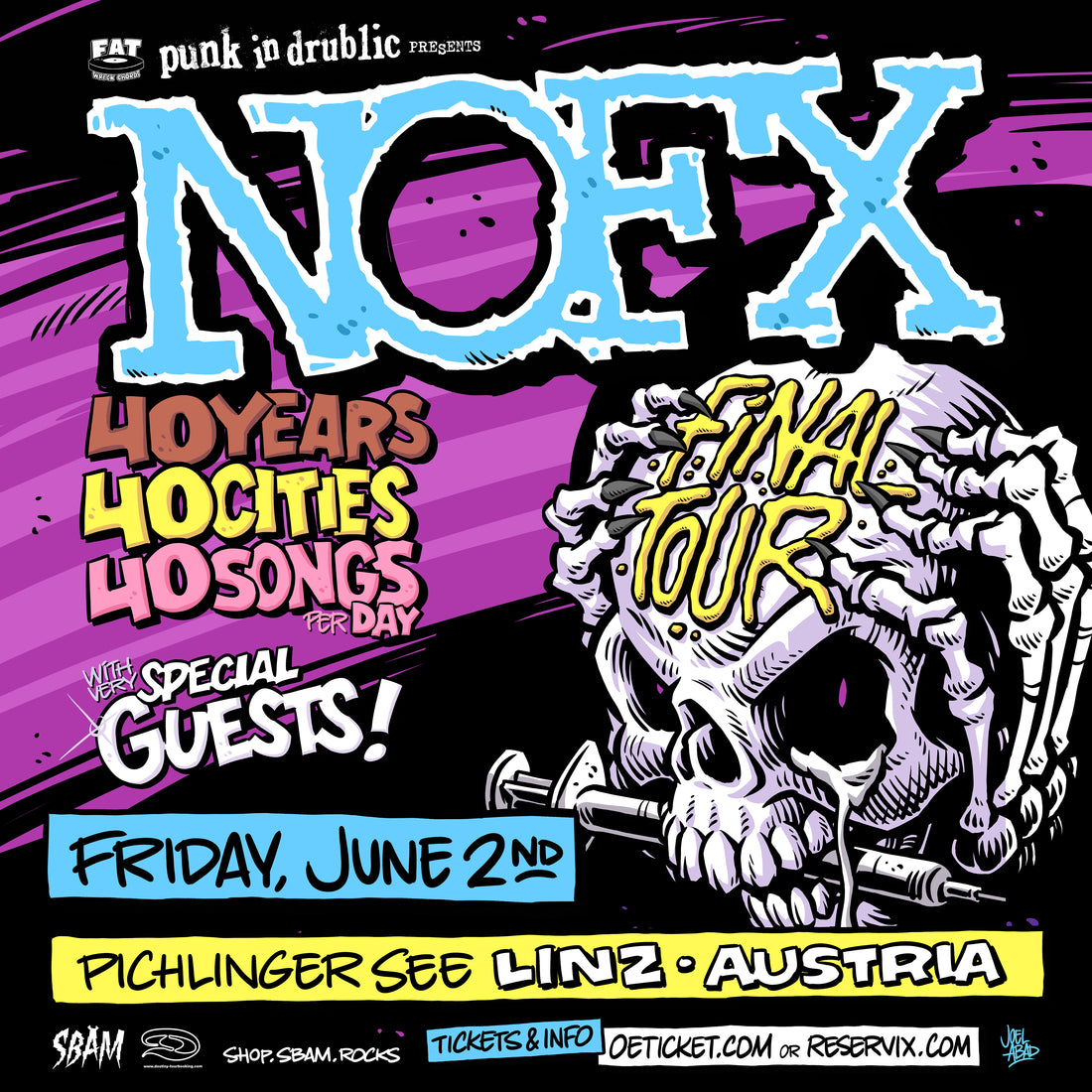 NOFX is playing LINZ!!!