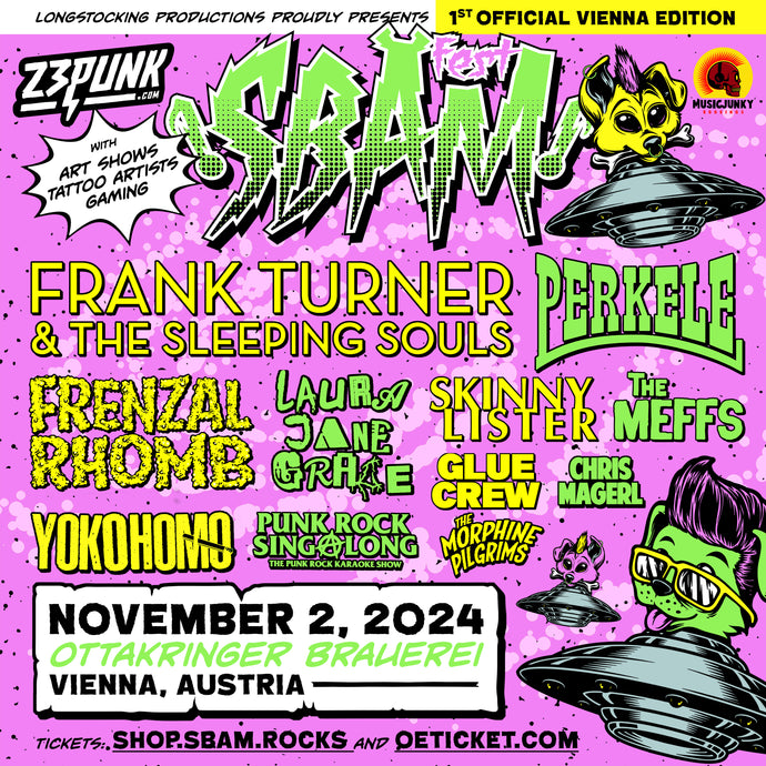 Full lineup + Timetable for SBAM Fest VIENNA!