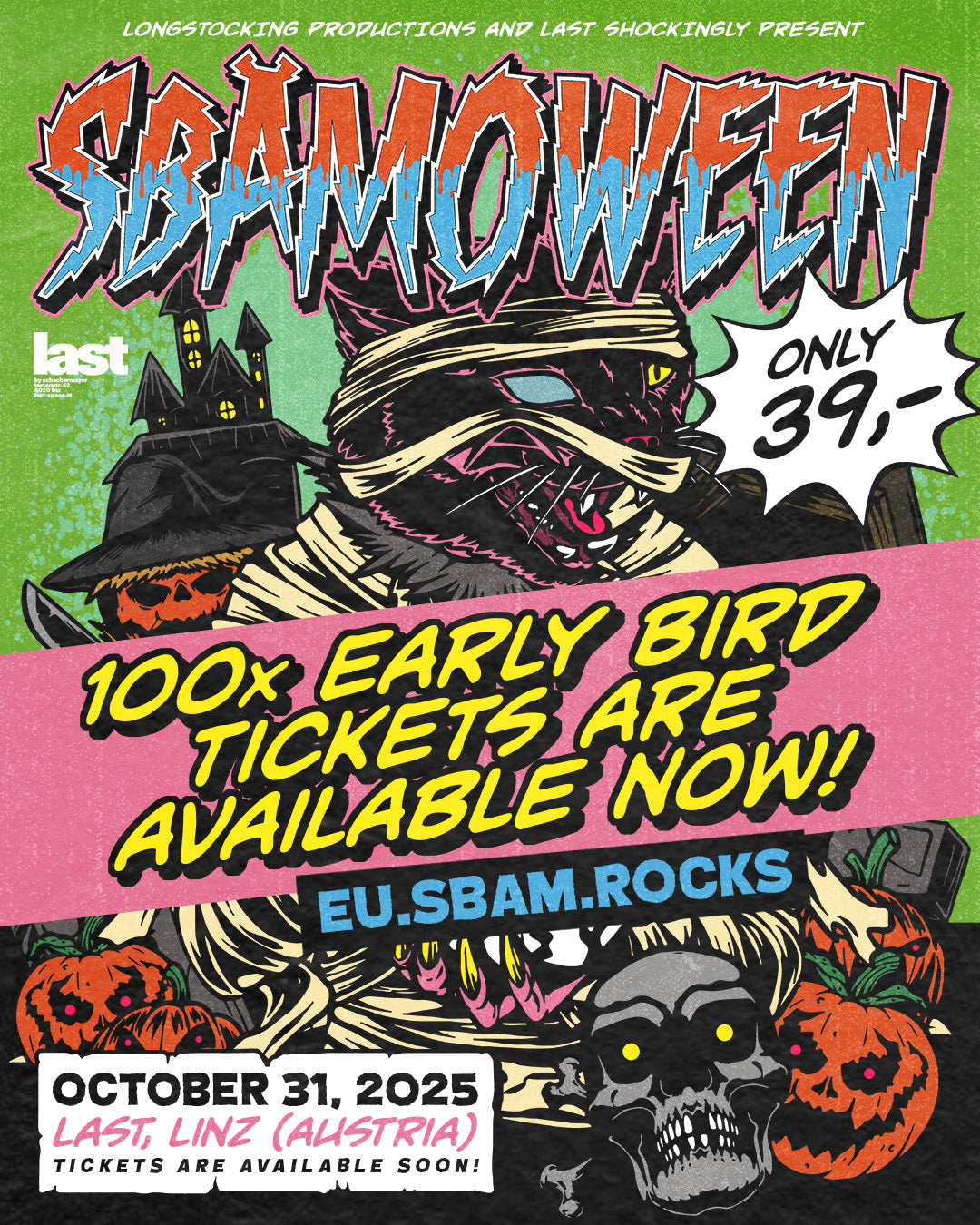 SBAMOWEEN 2025! 100x Early Bird tickets are now available!