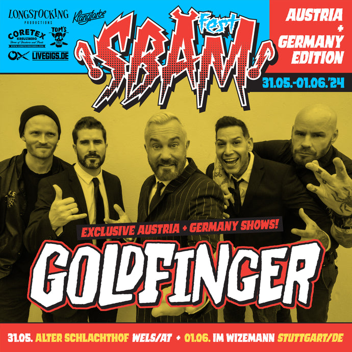 GOLDFINGER are playing SBAM Fest 2024!!!