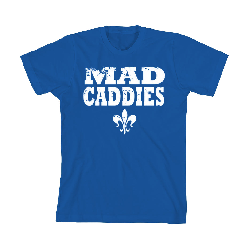 MAD CADDIES / T-Shirt Logo Blue