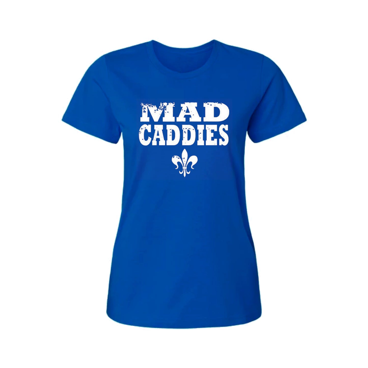 MAD CADDIES / T-Shirt Logo Blue Girly