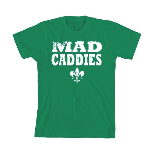 MAD CADDIES / T-Shirt Logo Green