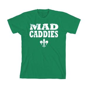 MAD CADDIES / T-Shirt Logo Green