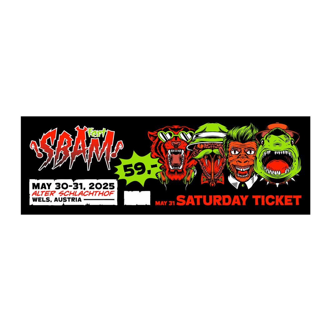 SBAM Fest 7 / Saturday Ticket (May 31) / Digital-Ticket