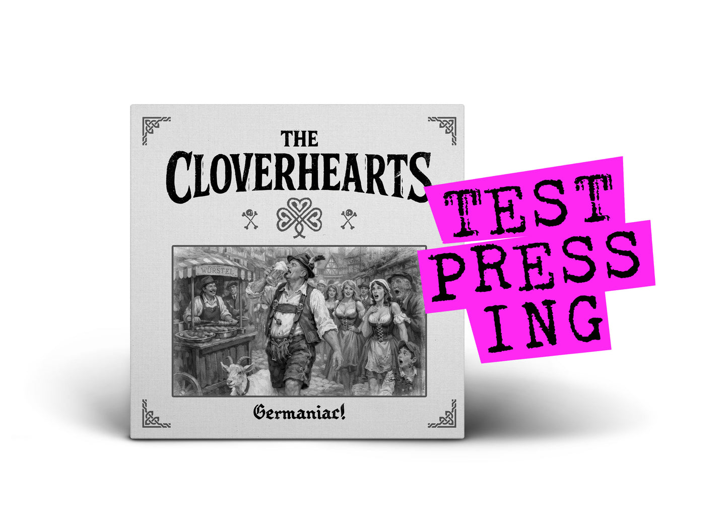 THE CLOVERHEARTS / Germaniac! (Test Pressing) PRE-ORDER