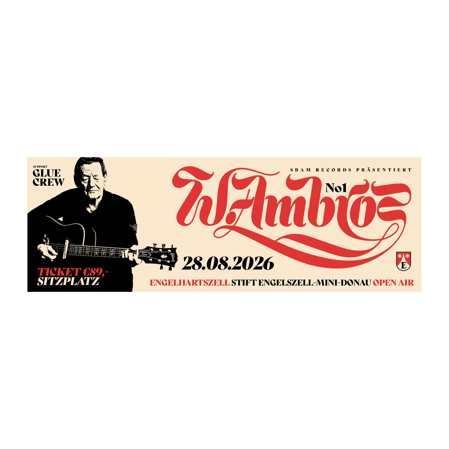 WOLFGANG AMBROS (Open Air) / Sitzplatz Ticket
