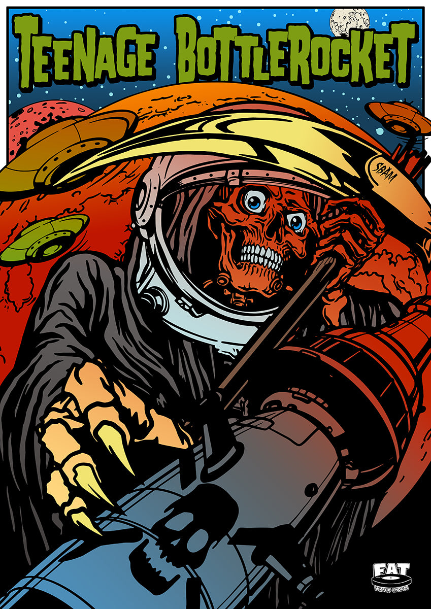 TEENAGE BOTTLEROCKET "Space" Poster
