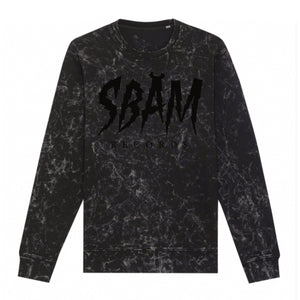 SBÄM Records / Splatter Sweater Black Print