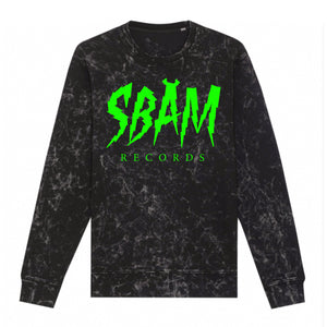 SBÄM Records / Splatter Sweater Green Print
