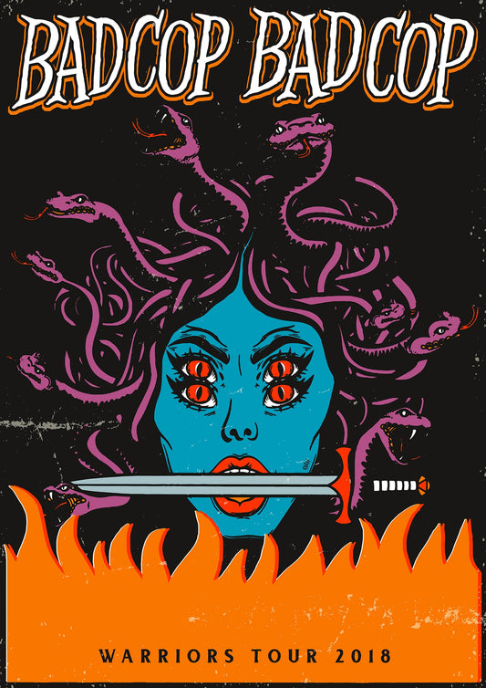 BAD COP BAD COP "Warriors" Poster