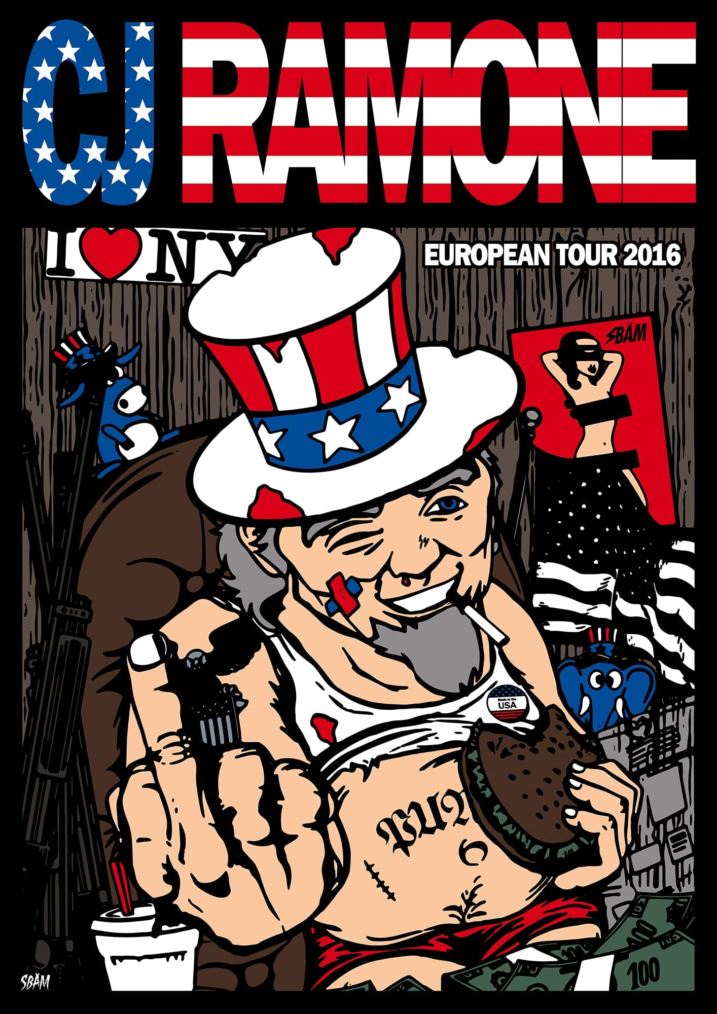 CJ RAMONE "2016" Poster