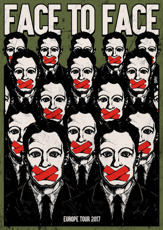 FACE TO FACE "Shut Your Mouth" Poster