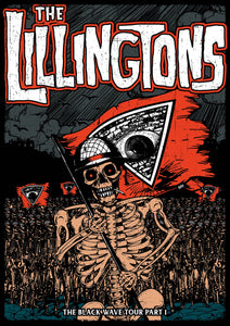 THE LILLINGTONS "Skeleton Army" Poster