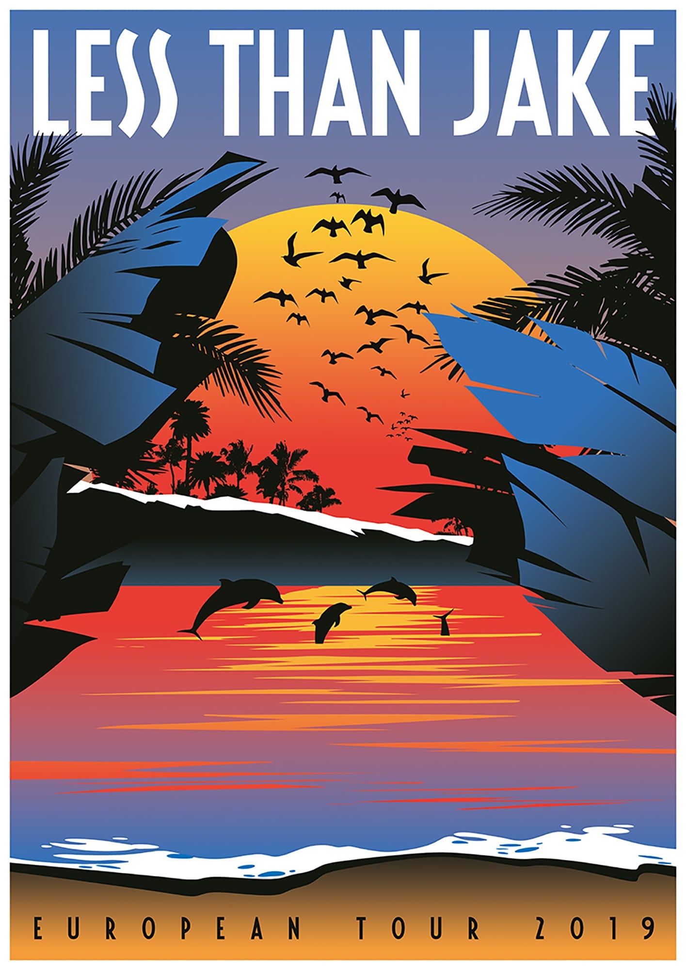 LESS THAN JAKE "Sunset" Poster