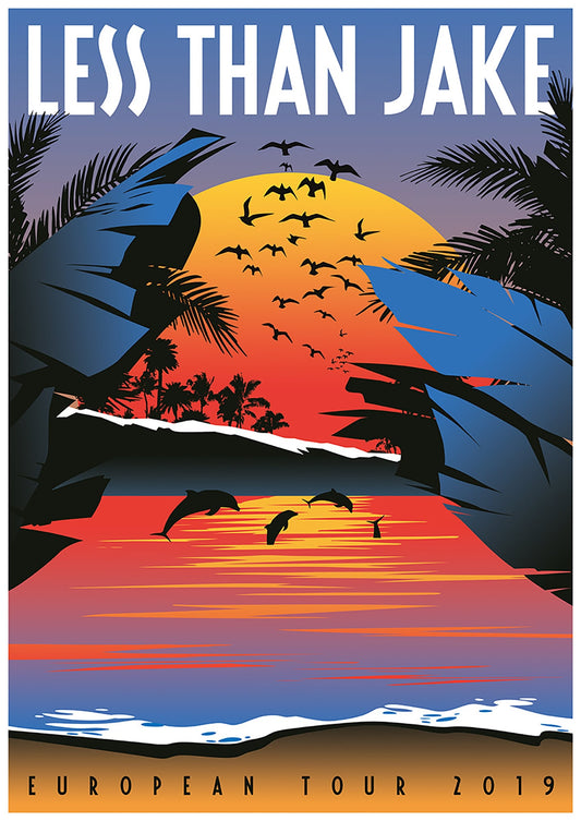 LESS THAN JAKE "Sunset" Poster