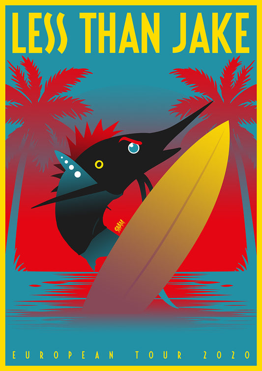 LESS THAN JAKE "Fish" Poster