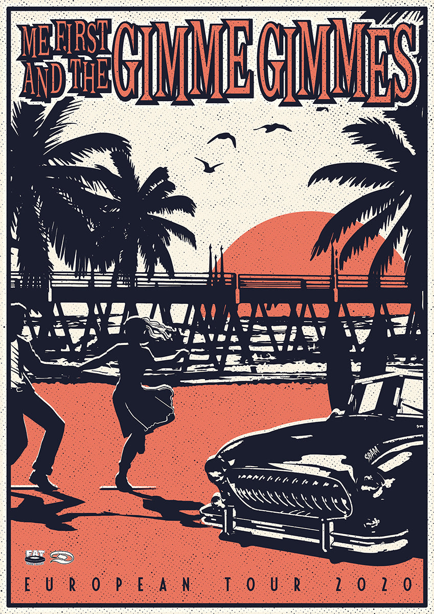 ME FIRST AND THE GIMME GIMMES "Beach" Poster