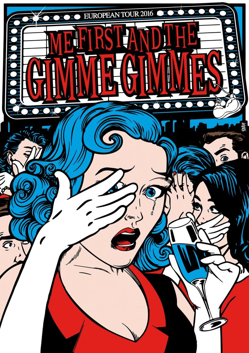 Me First And The Gimme Gimmes ポスター Nukui Bogard - Me First And The Gimme Gimmes