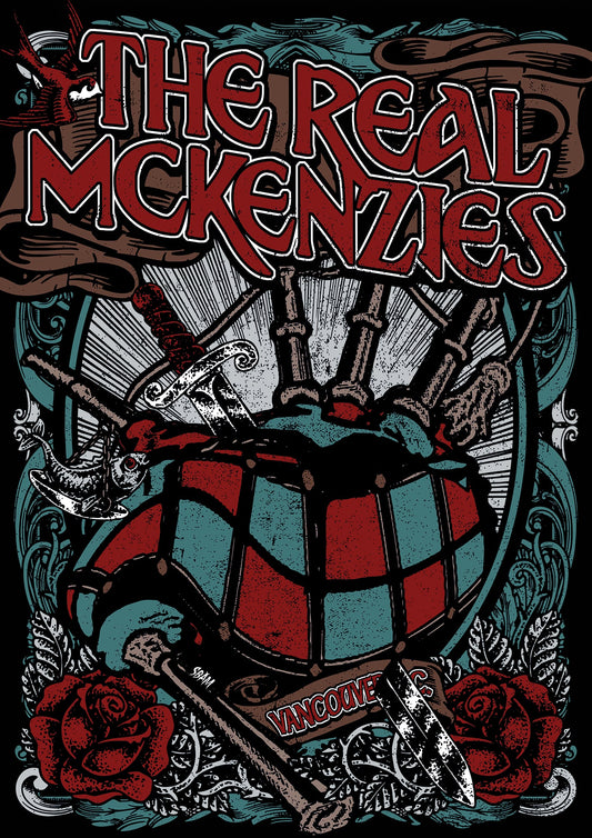 THE REAL MCKENZIES "Bagpipe" Poster