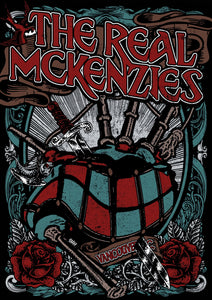 THE REAL MCKENZIES "Bagpipe" Poster