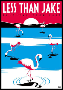 LESS THAN JAKE "Flamingos" Poster