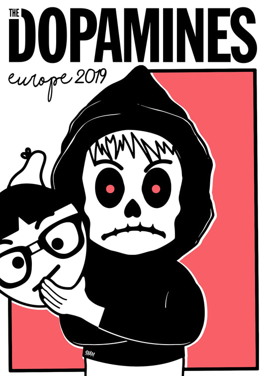 THE DOPAMINES "Mask" Poster