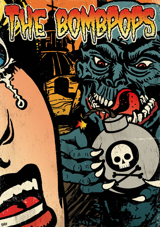 THE BOMBPOPS "Bomb" Poster
