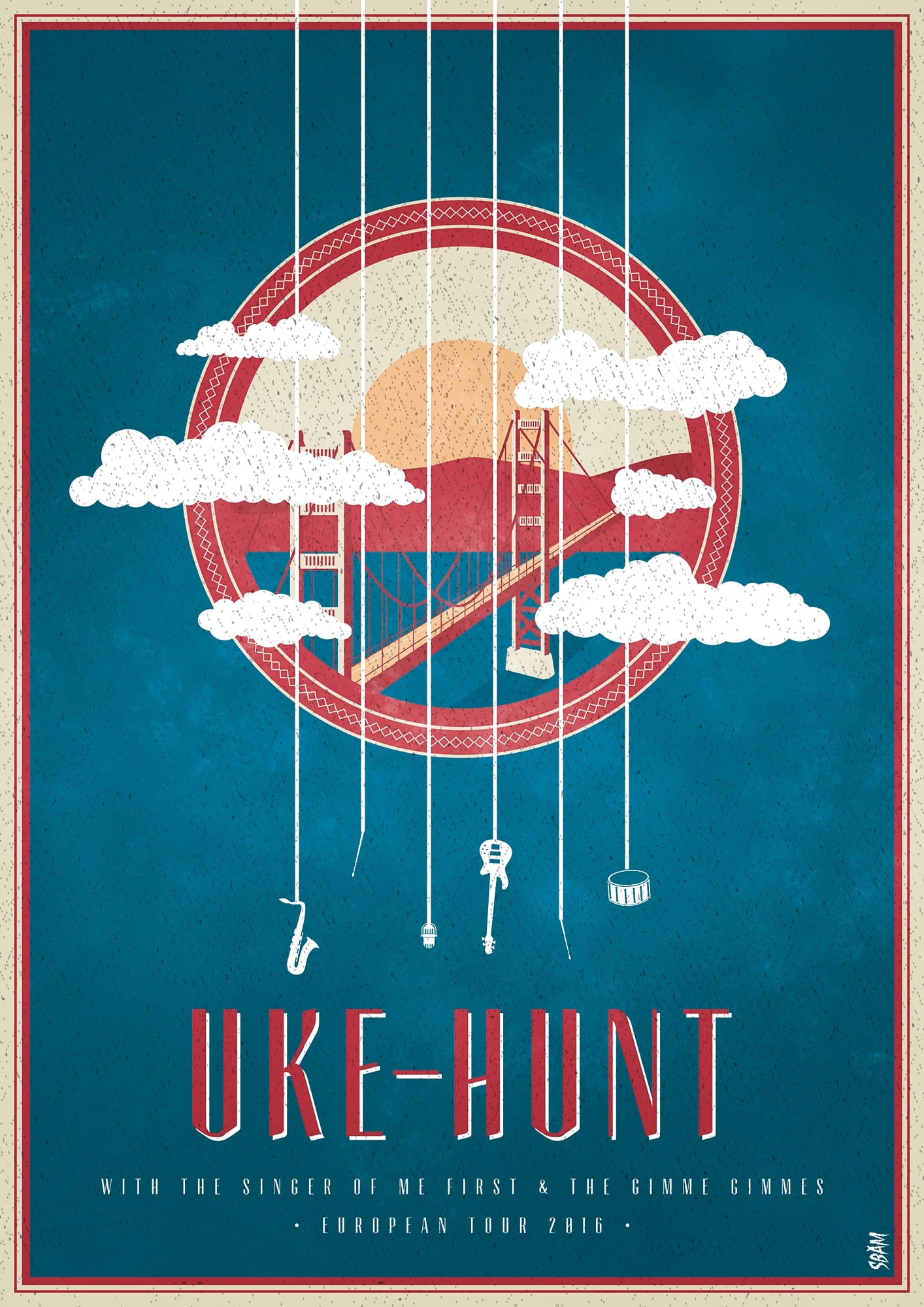 UKE HUNT "San Fran" Poster